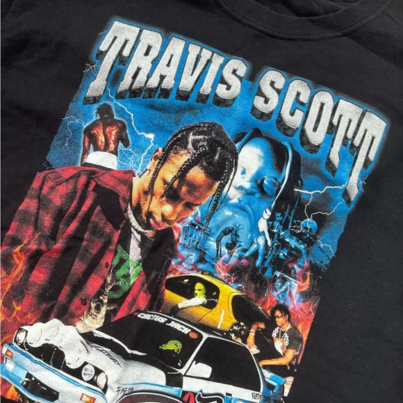 TRAVIS SCOTT GILDAN TEE - Picture 1 of 4